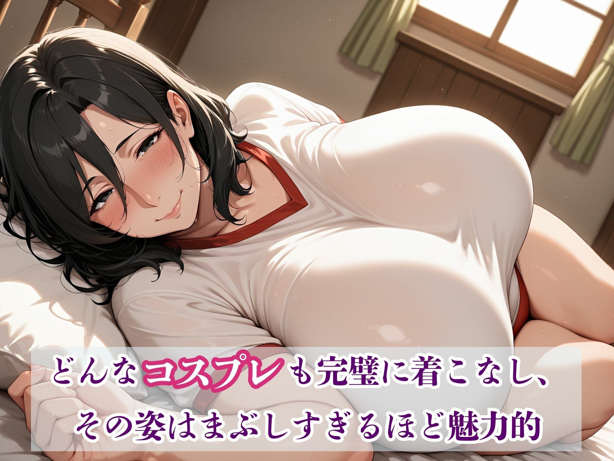 サンプル画像4:爆乳美熟女コスプレ専門デリヘル  ブルマ・メイド服・バニーガール(みるくさんど) [d_587015]