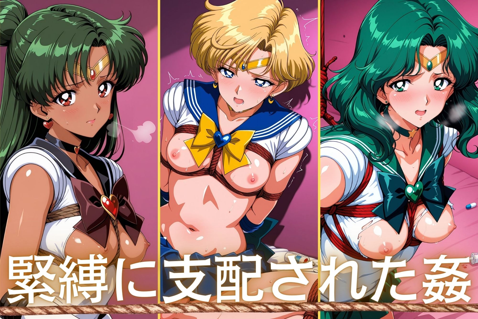 淫縄姦 〜緊縛化されたヒロイン〜 セーラー編 天海冥 画像1