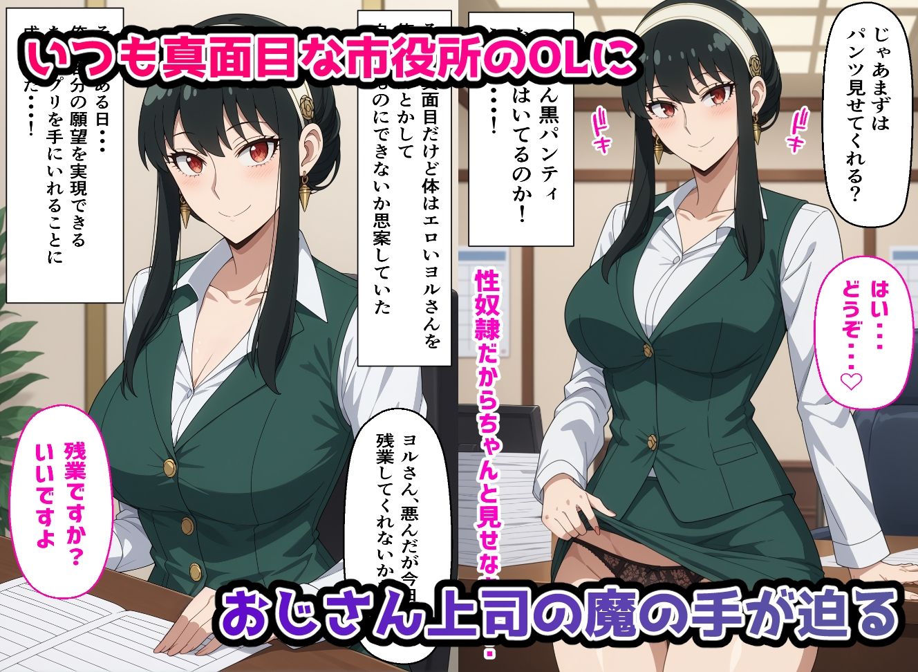 サンプル画像1:真面目なOLヨルさんを催●アプリで種付けする話(無銘の刀) [d_587024]