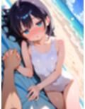 ジト目の微乳美少女とビーチで！4