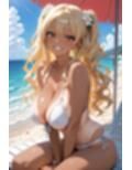 えちえちギャルと南国リゾートで公然中出しセックス