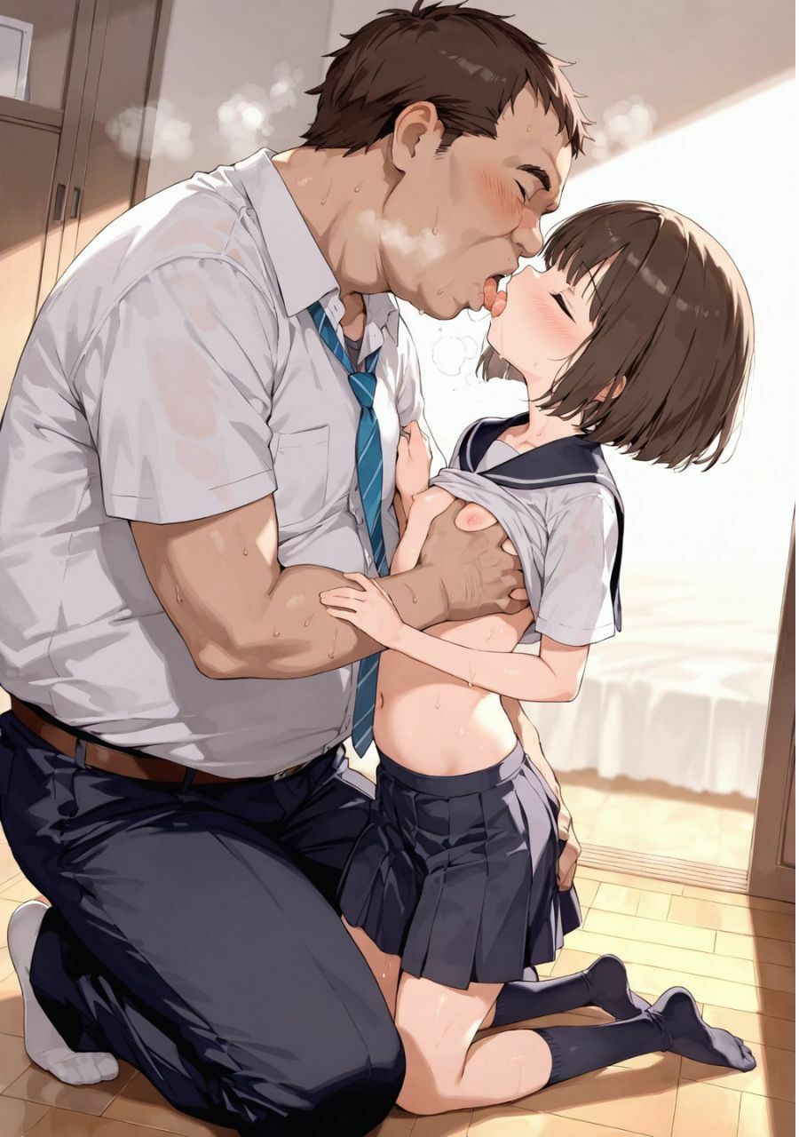 汚れを知らない貧乳美少女に快楽を教え込む2画像no.1