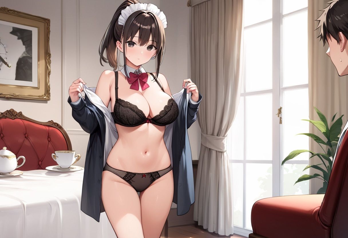 サンプル画像1:爆乳メイド〜私のおまんこにおかえりなさいませ〜(ペニマラまんまん) [d_587260]