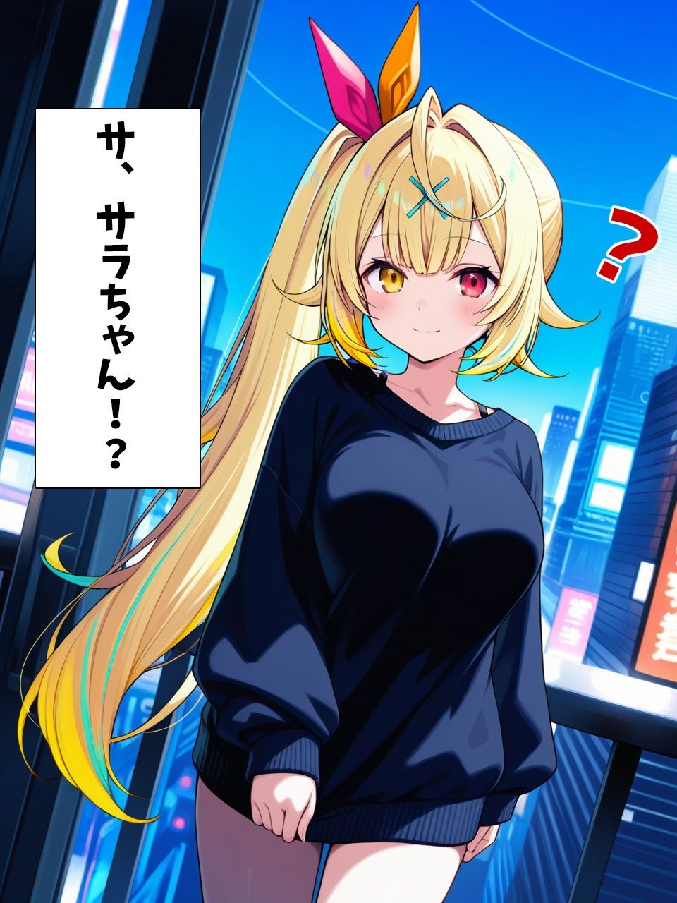 サンプル画像1:激かわVtuber，星川サラ犯したったw 合計100ページ(りんぐ) [d_587314]