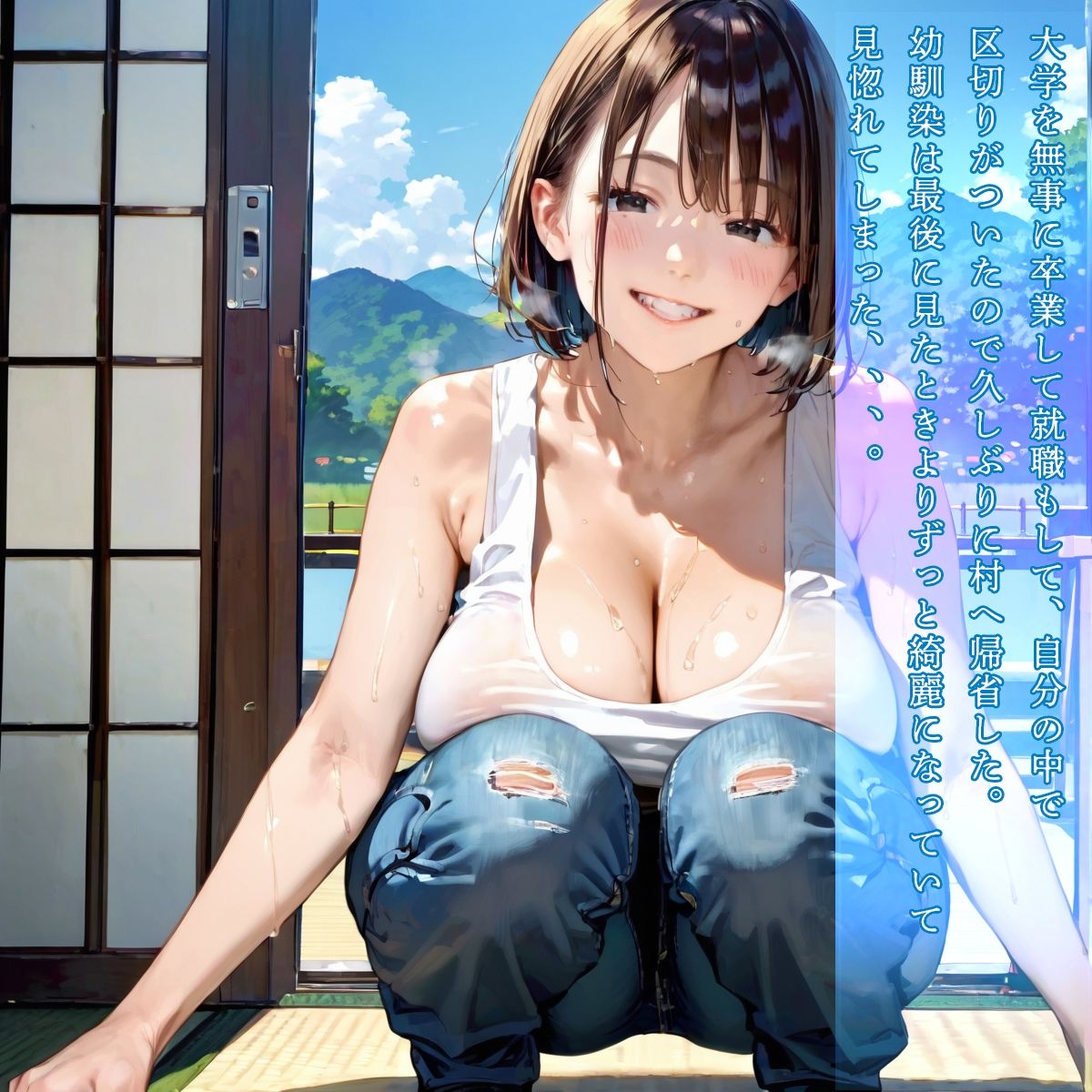 サンプル画像2:【美麗300枚】地元に帰省したら初恋の幼馴染が村中の男に犯●れていた 4日目(ねこにこばん) [d_587330]