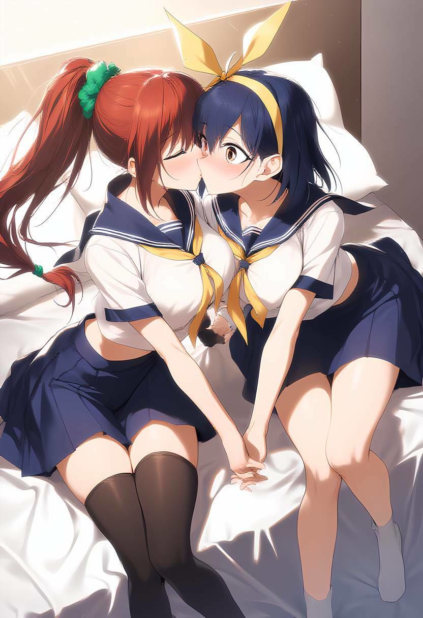 【エロ漫画】あ〇か120パーセント百合CG集 第1集1