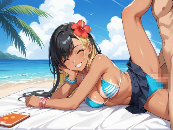 水着を着たギャルと海で孕ませセックスする 画像4