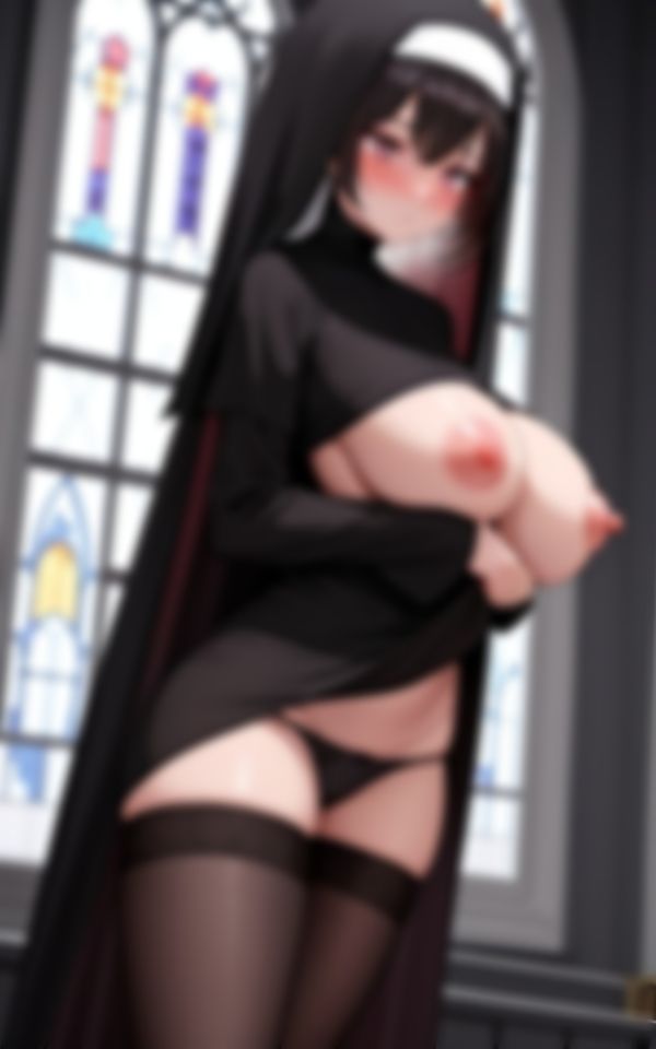 魅惑の身体で誘惑してくる人妻巨乳修道女のエロティックな色仕掛け 画像3