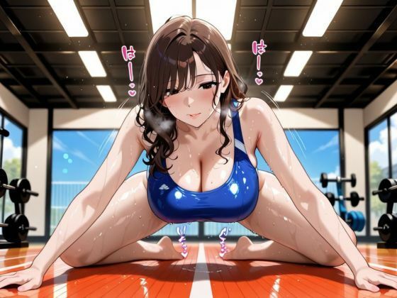 人妻スポブラ裂かれ、スパッツ破られ、ジムで即ハメ。〜「破かないで…っ、でも…止めて…」〜 画像4