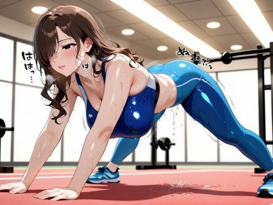人妻スポブラ裂かれ、スパッツ破られ、ジムで即ハメ。〜「破かないで…っ、でも…止めて…」〜 画像5