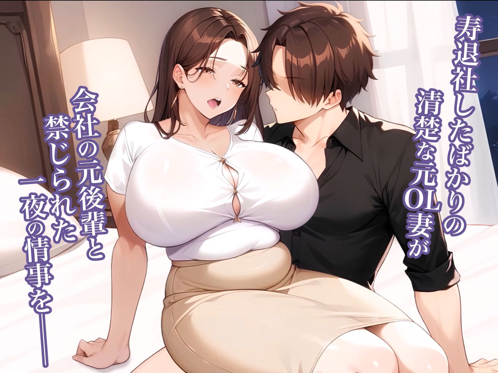 【Live2Dアニメ】元上司ムッチリ人妻の爆母乳一番搾り 画像1