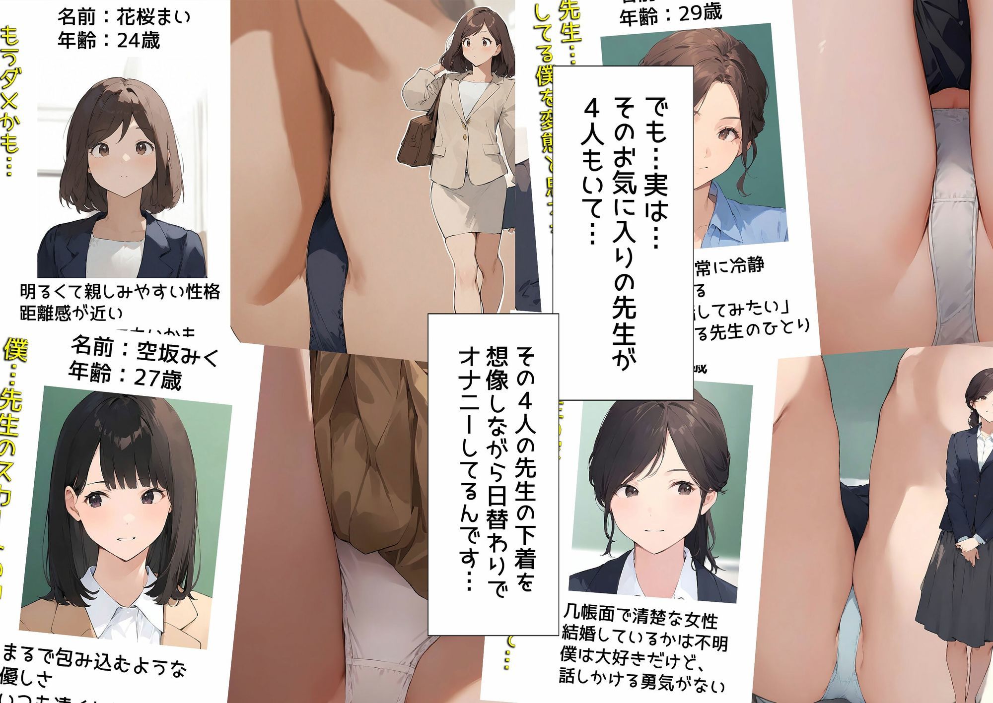 サンプル画像2:僕は女教師の下着以外は興味がない(日替わりさん) [d_587533]