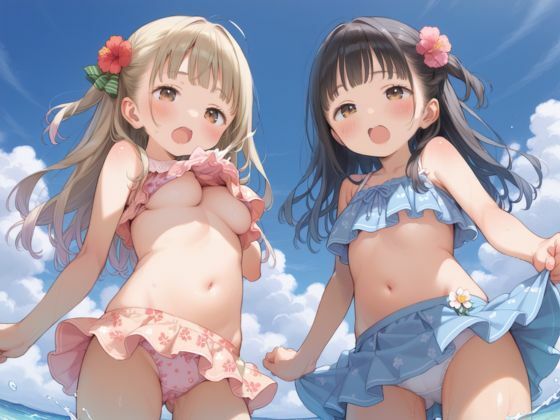 夏のビーチですじまんロリ少女たちをおなほ化計画!2