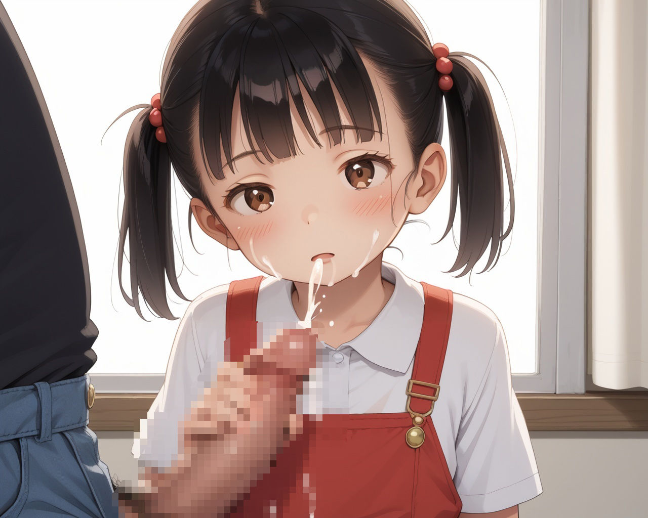 サンプル画像3:可愛い少女のちっぱいとまんこを眺めながら抜きたい(あめりかん極太ロリロリそーせーじ) [d_587692]