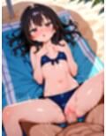 ジト目の微乳美少女とビーチで！5