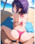 ジト目の微乳美少女とビーチで！5