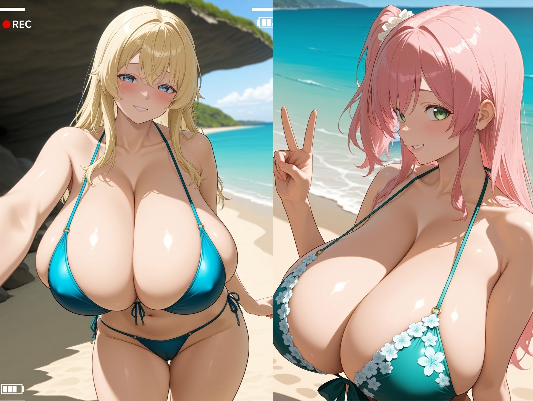 サンプル画像5:爆乳水着少女集(（株）zou乳業) [d_587793]