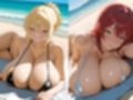 爆乳水着少女集