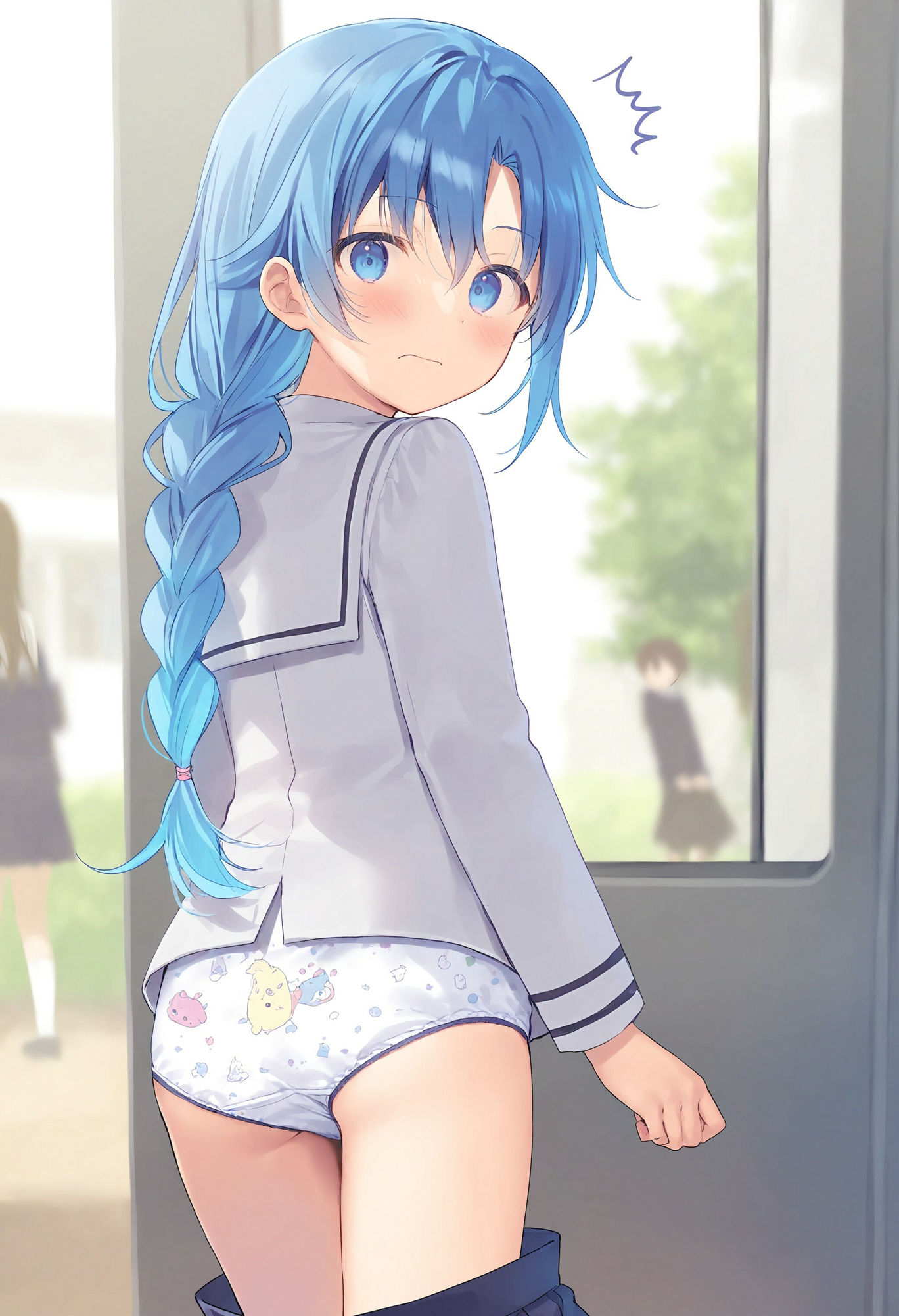 サンプル画像4:スカートがいきなり落ちてパンモロ(でのいず) [d_587881]