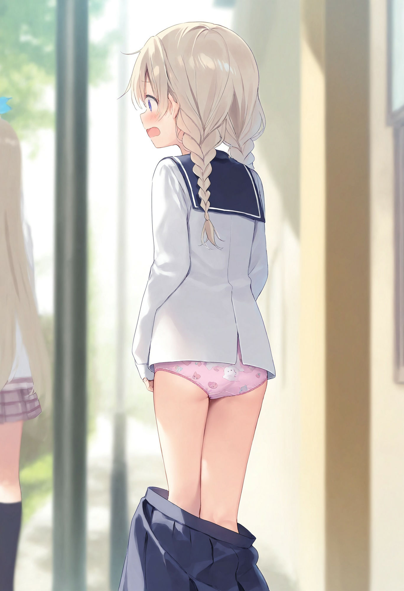 スカートがいきなり落ちてパンモロ 画像7