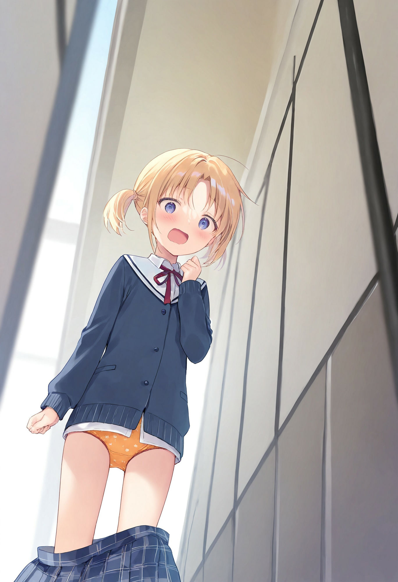 スカートがいきなり落ちてパンモロ 画像9