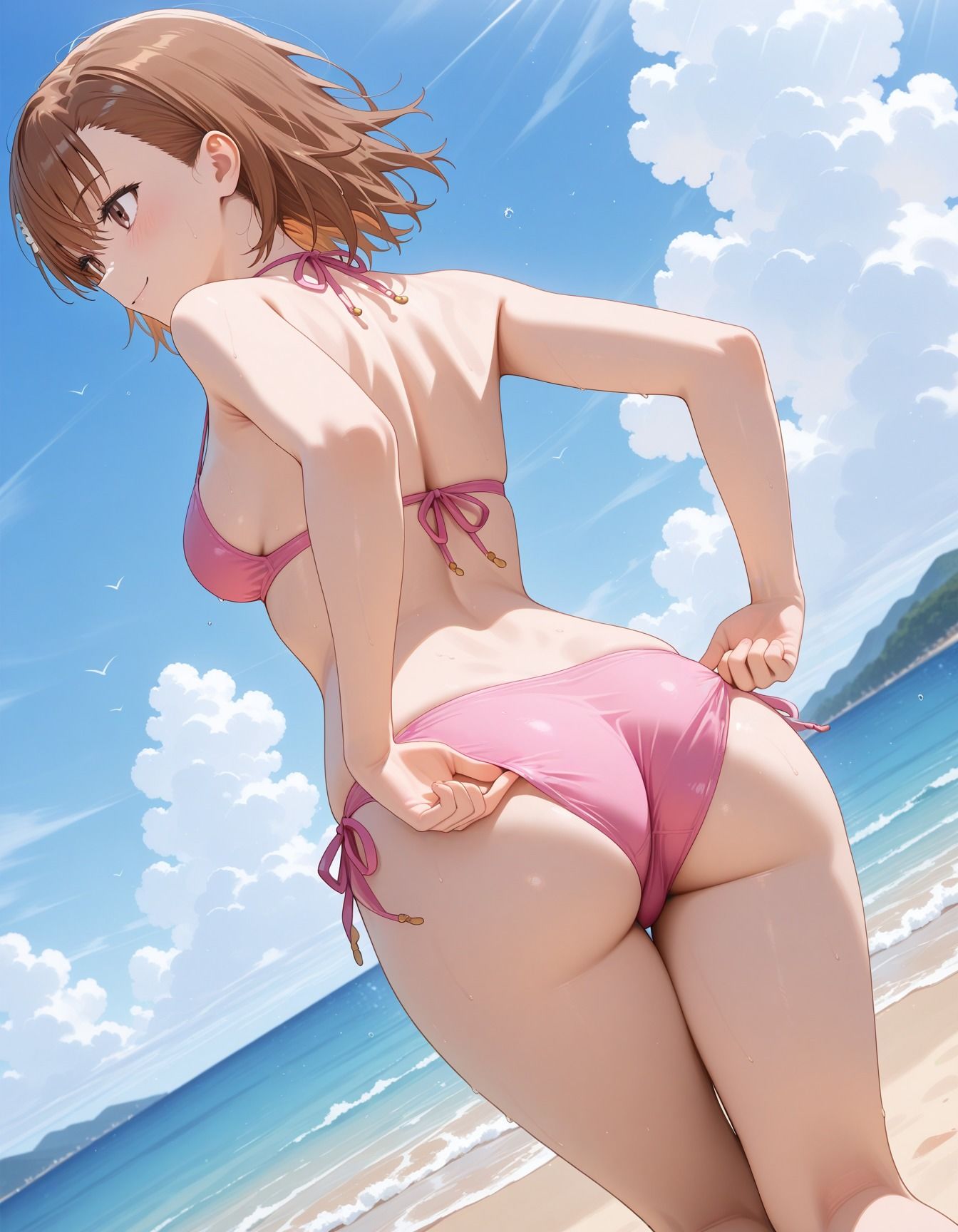 キモデブ男たちに犯●れたビキニ少女 画像2