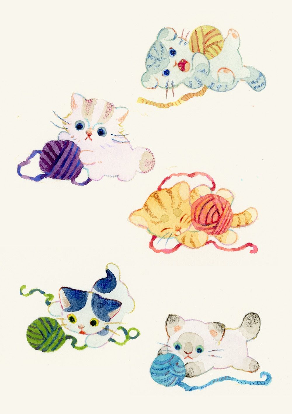 サンプル画像3:「ねこの目」猫小品図録(きなり庵) [d_588062]