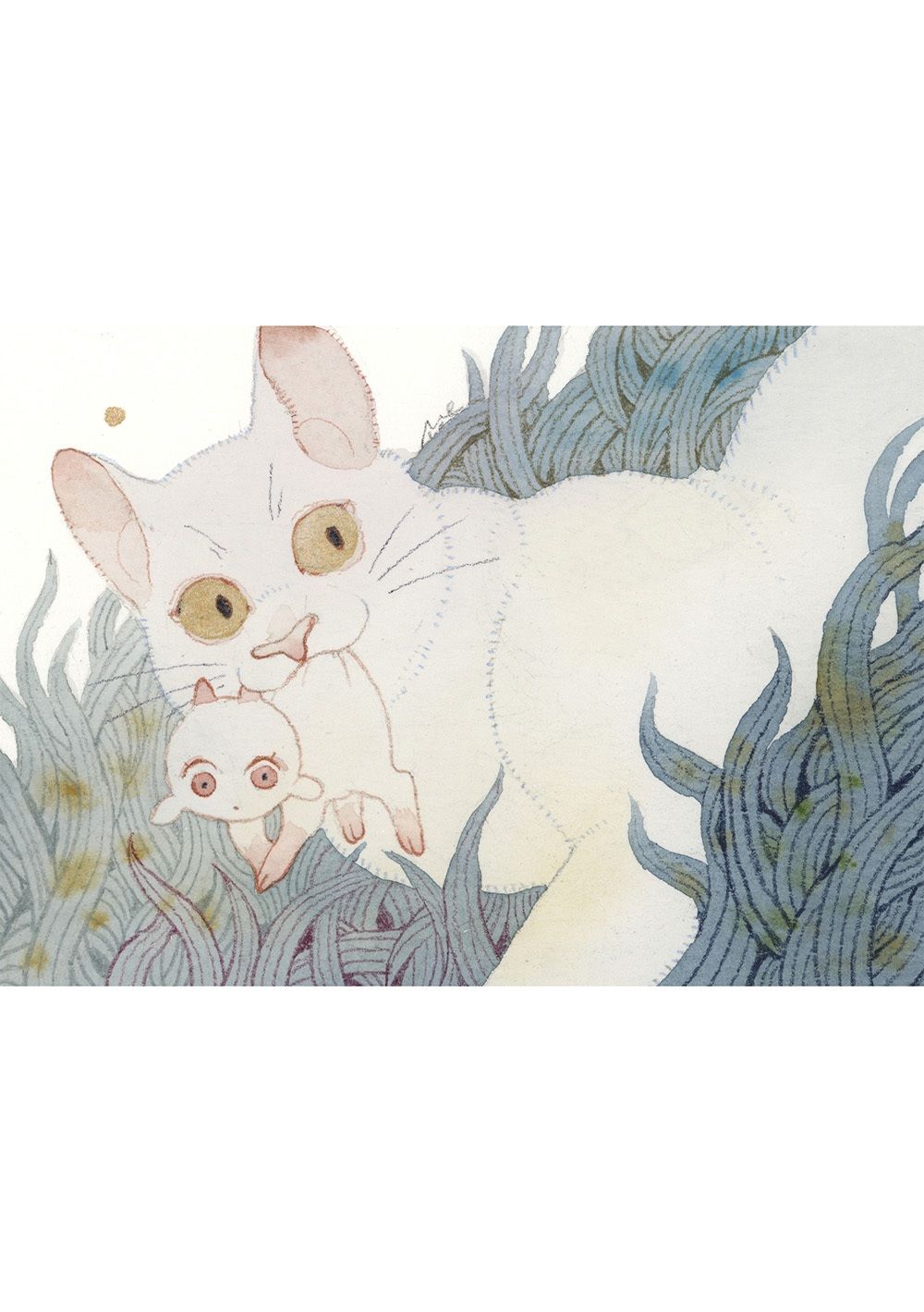 サンプル画像4:「ねこの目」猫小品図録(きなり庵) [d_588062]