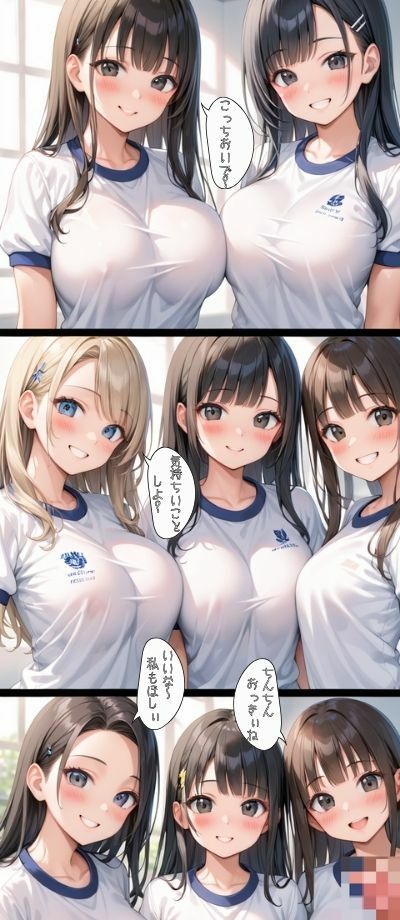 サンプル画像5:旅館貸切（はーと） 10人の制服美女がエロすぎて帰れません(白咲こはる) [d_588064]