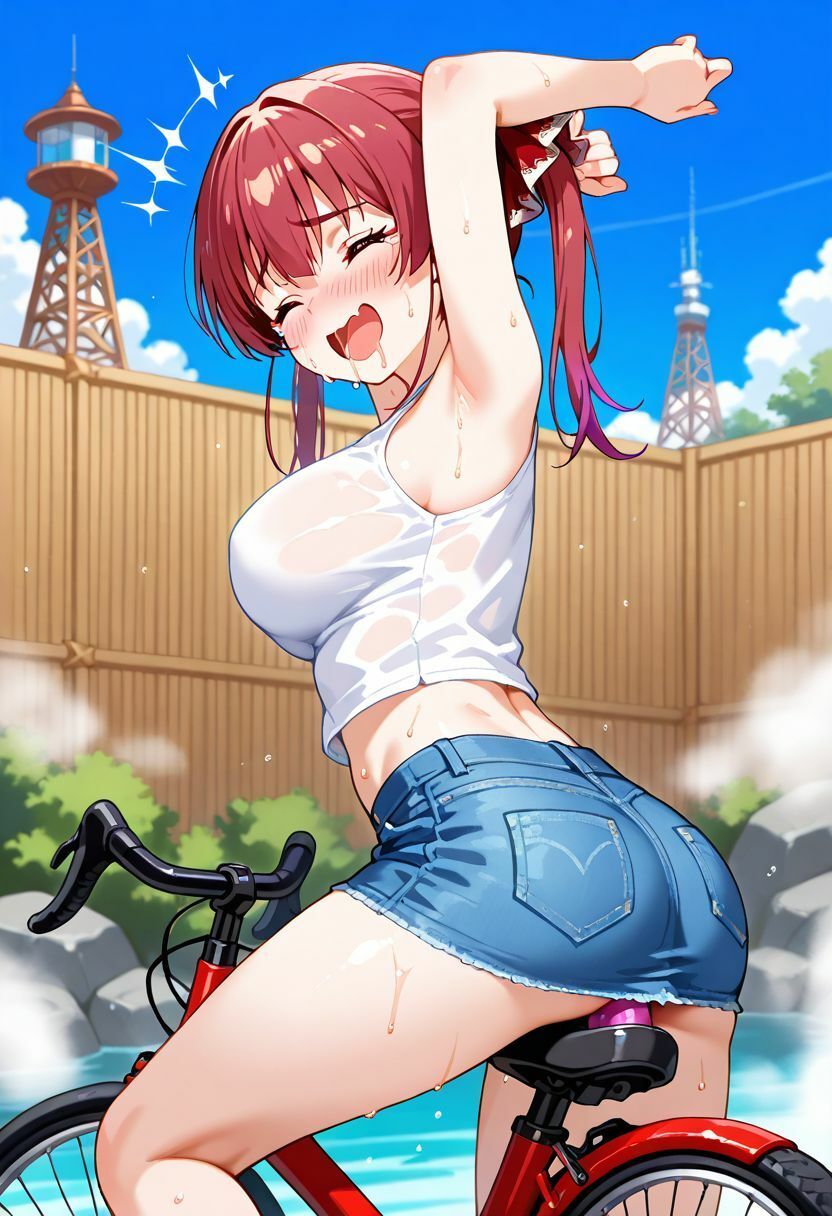船長、イきますよ〜アクメ自転車で出航〜！！ 画像10