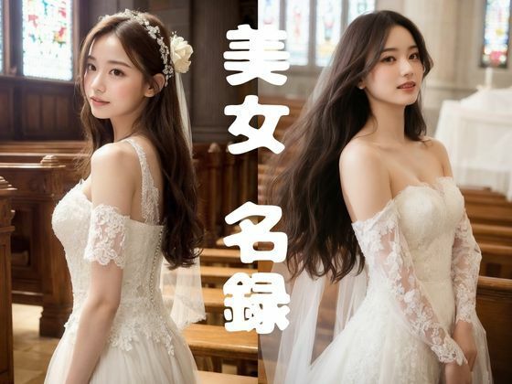 【美女名録】vol1.17 白い約束──その夜に永遠を誓う 177枚【AIグラビア写真集】【AI美女制作参謀本部4課】