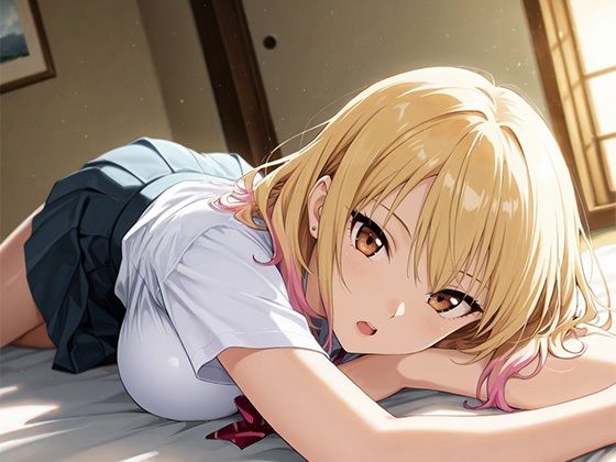 サンプル画像1:幼馴染の巨乳ギャルに僕の童貞が奪われた！(ぴんくましゅまろ) [d_588241]