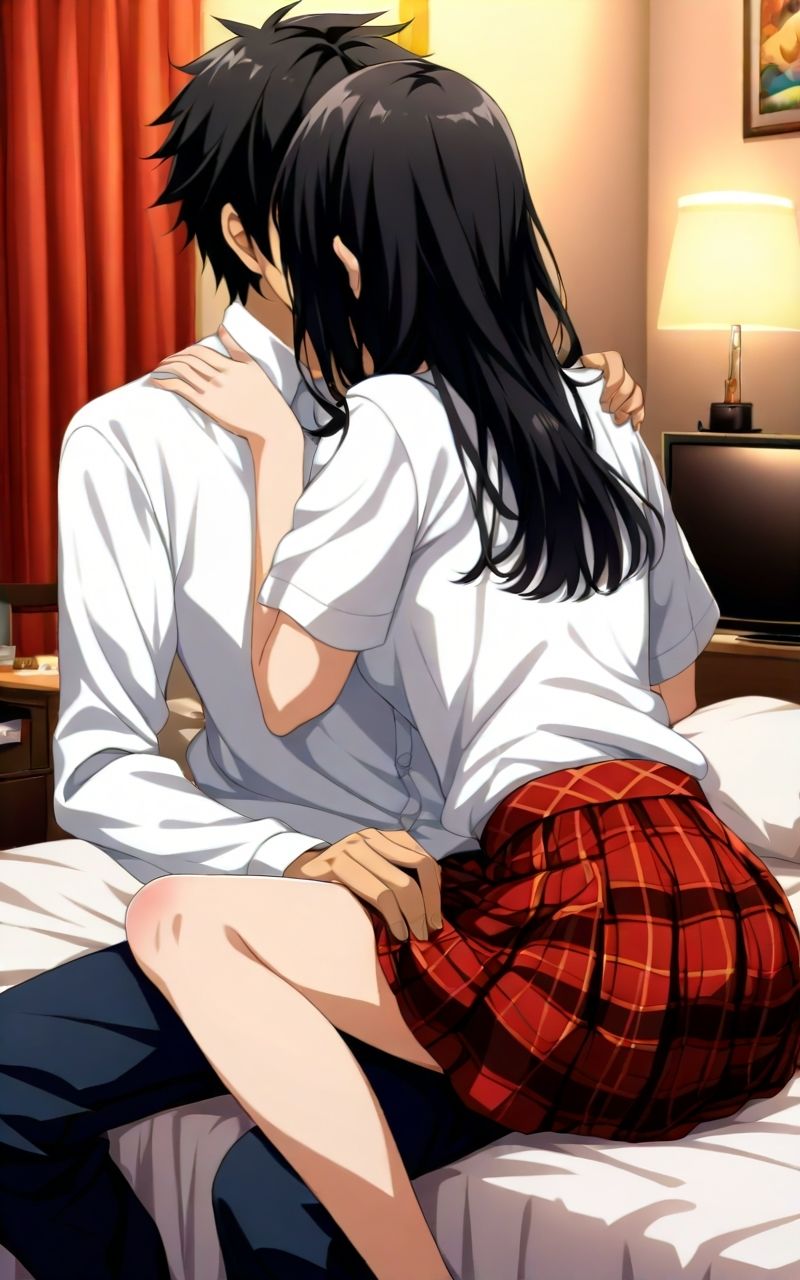 ロングスカートの義妹にこっそり即ハメ！ 画像5