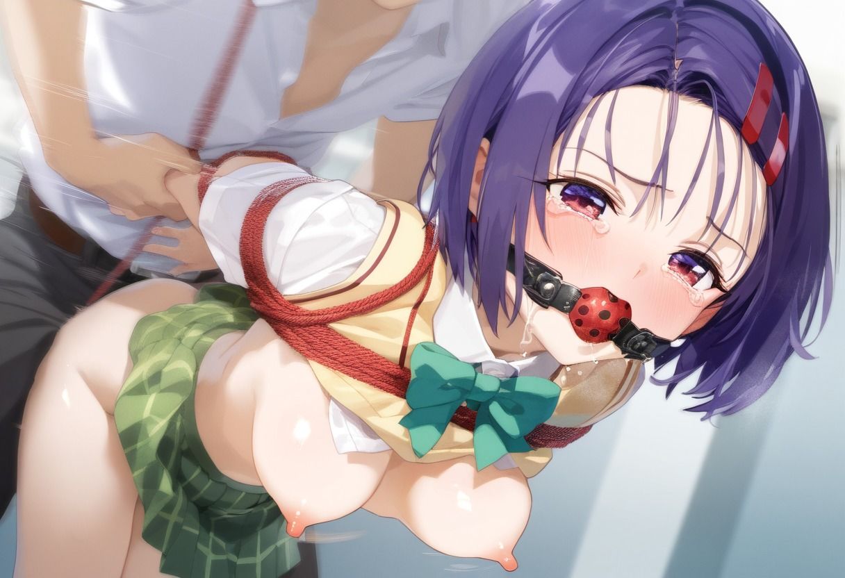 サンプル画像5:緊縛汁まみれヒロイン 西連寺○菜(ネギの端っこ) [d_588301]