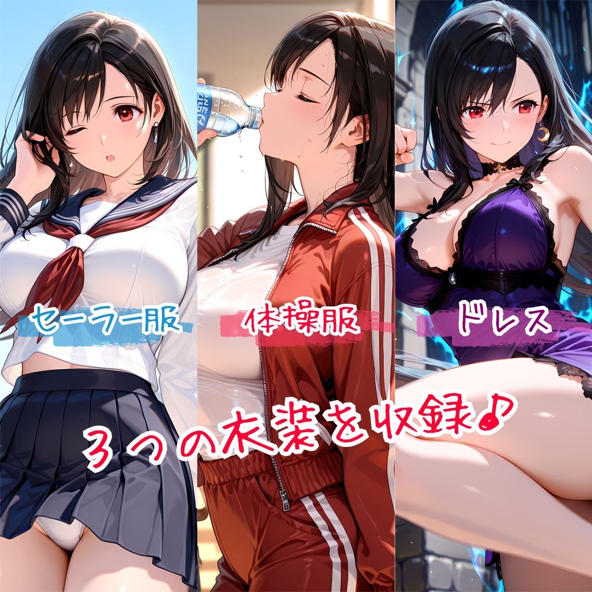 サンプル画像2:ティ〇ァとコスプレH(ハルの遊び場) [d_588310]