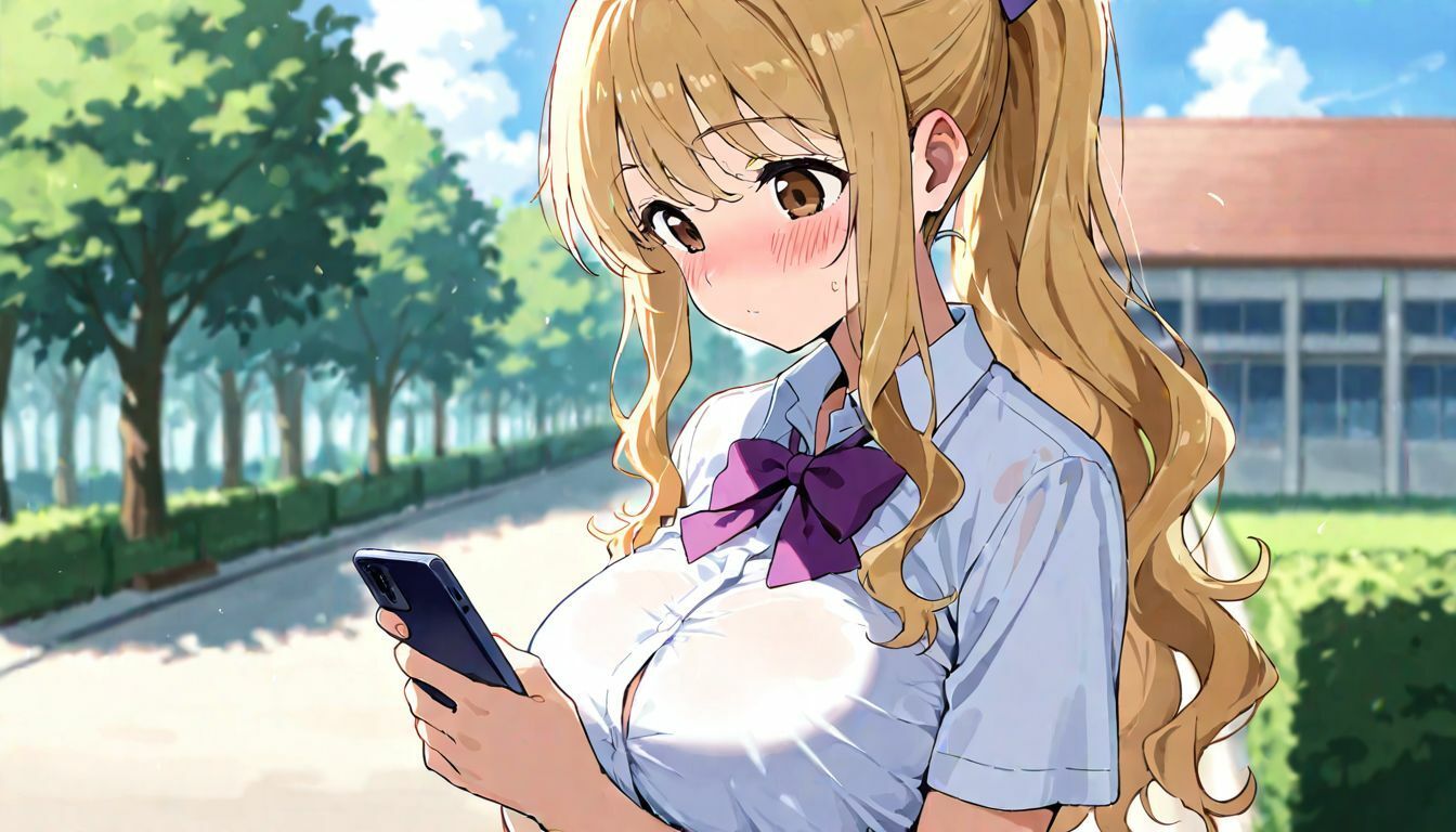 ド金髪でもド真面目 女子校生肉便器調教 画像1
