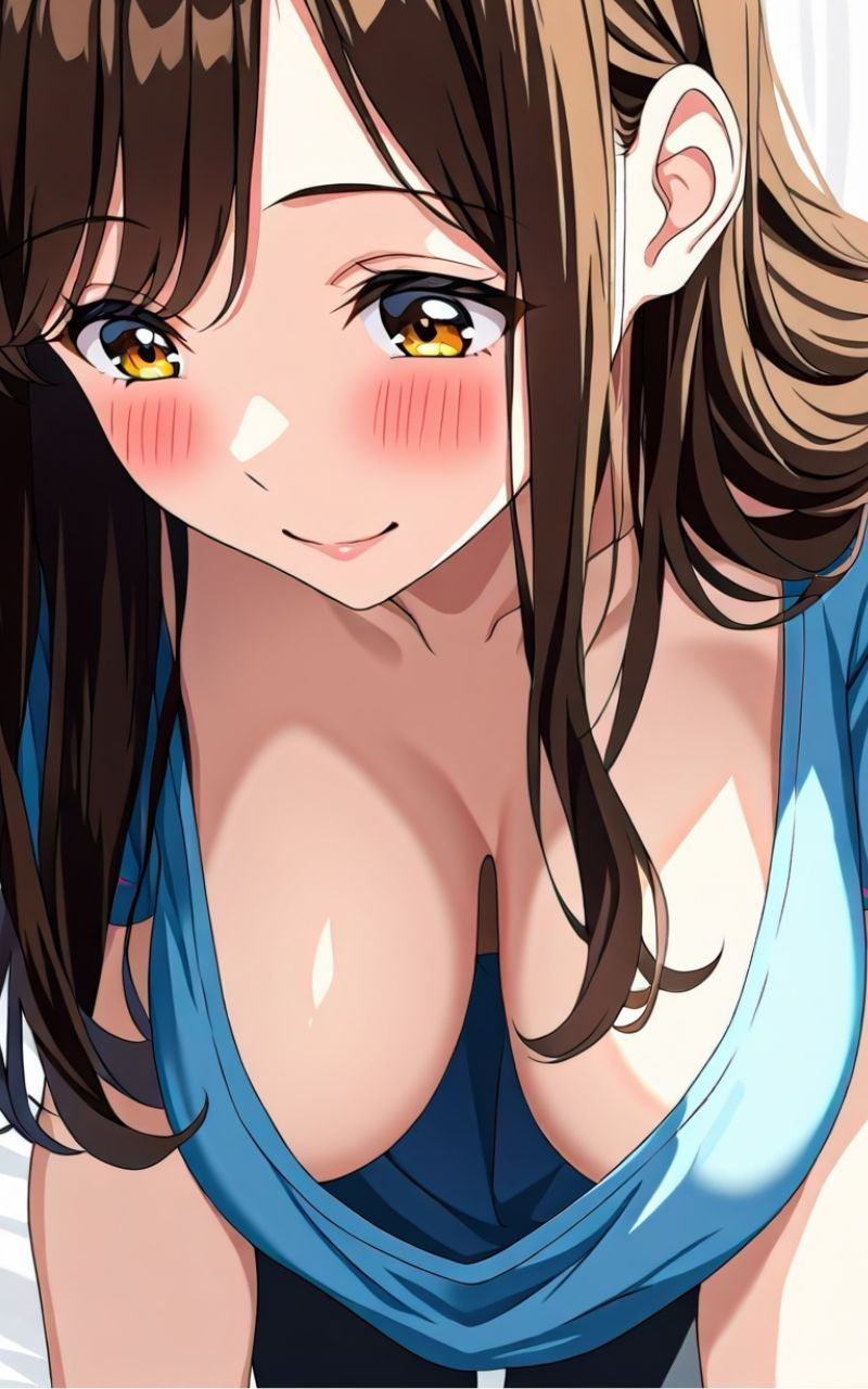 彼女の妹の夏服チラリズムに理性喪失 画像1