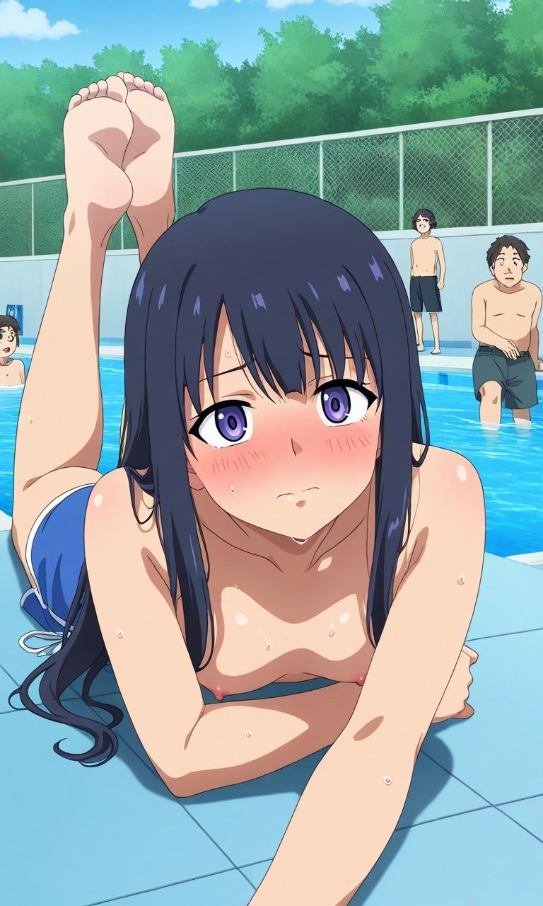 強●的な男水着チャレンジ!?〜上裸でプールに晒される子たち〜 画像9