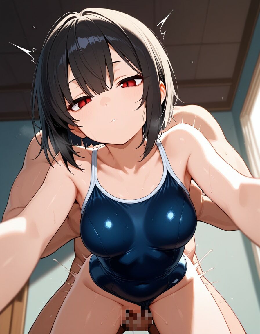 サンプル画像6:スク水少女と濡れ濡れえっち(百色くわがた) [d_588457]