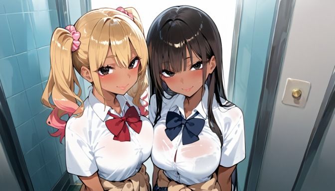 サンプル画像4:黒ギャルJKに欲望のまま中出し(みるきーたろう) [d_588533]