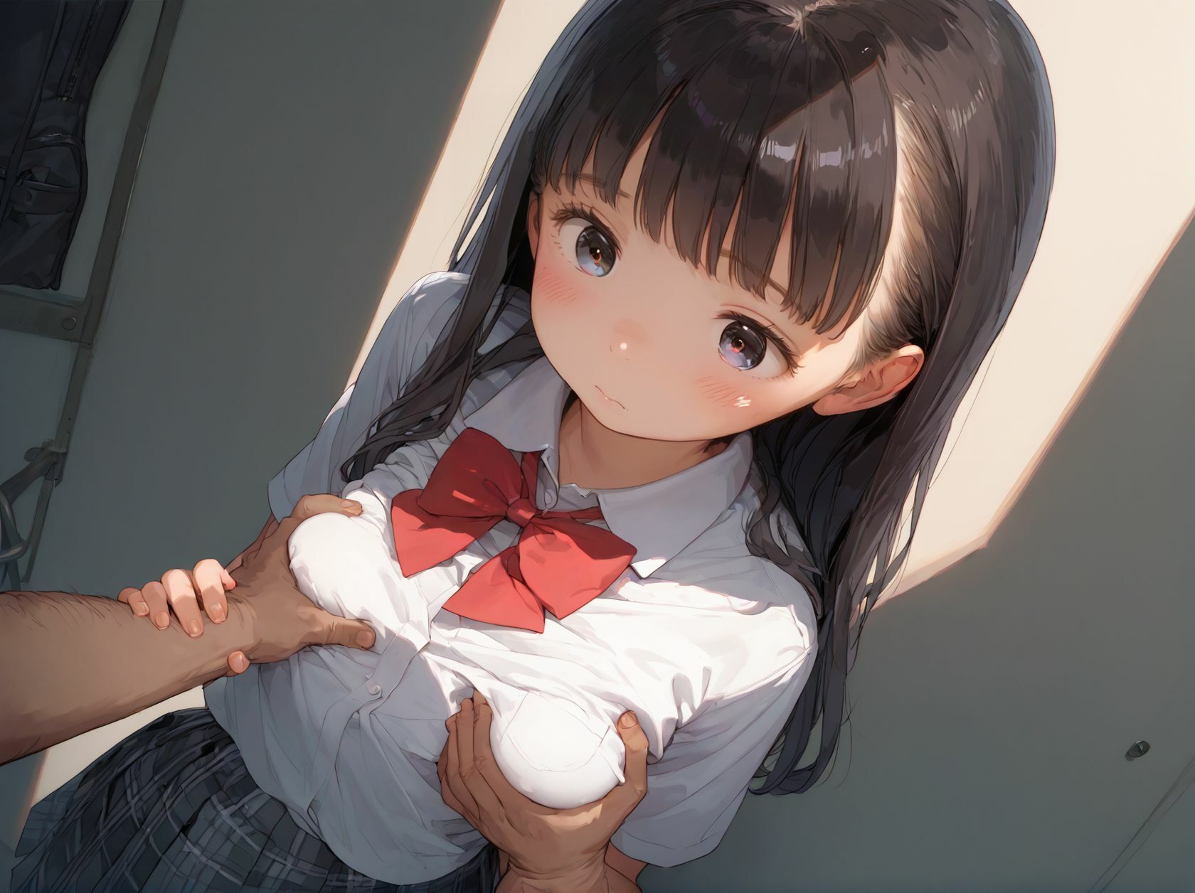 女子校生姪っ子のち〇ぽが吸い付くようなぷにまんに挿入して種付け・中出し 画像1