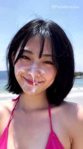 サンプル画像2:顔射後の余韻 – 水着編 Vol.1(FacialDreams) [d_588638]