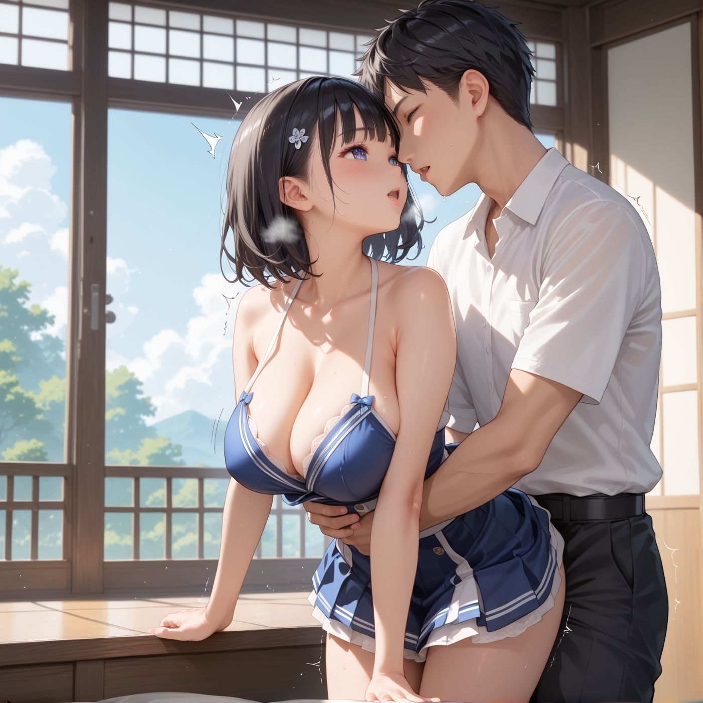 サンプル画像2:学園性活！ハメを外しまくる文化祭【ハメハメ編の厳選CG250枚収録】(アオとハル) [d_588703]