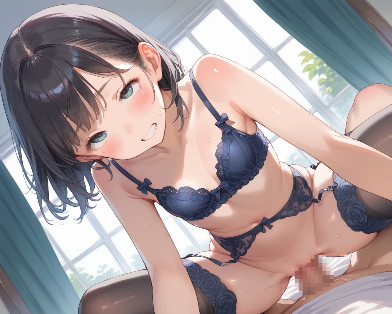 サンプル画像6:彼女が買い物してる間に彼女の妹と秘密の中出し性体験(もっこりん) [d_588786]