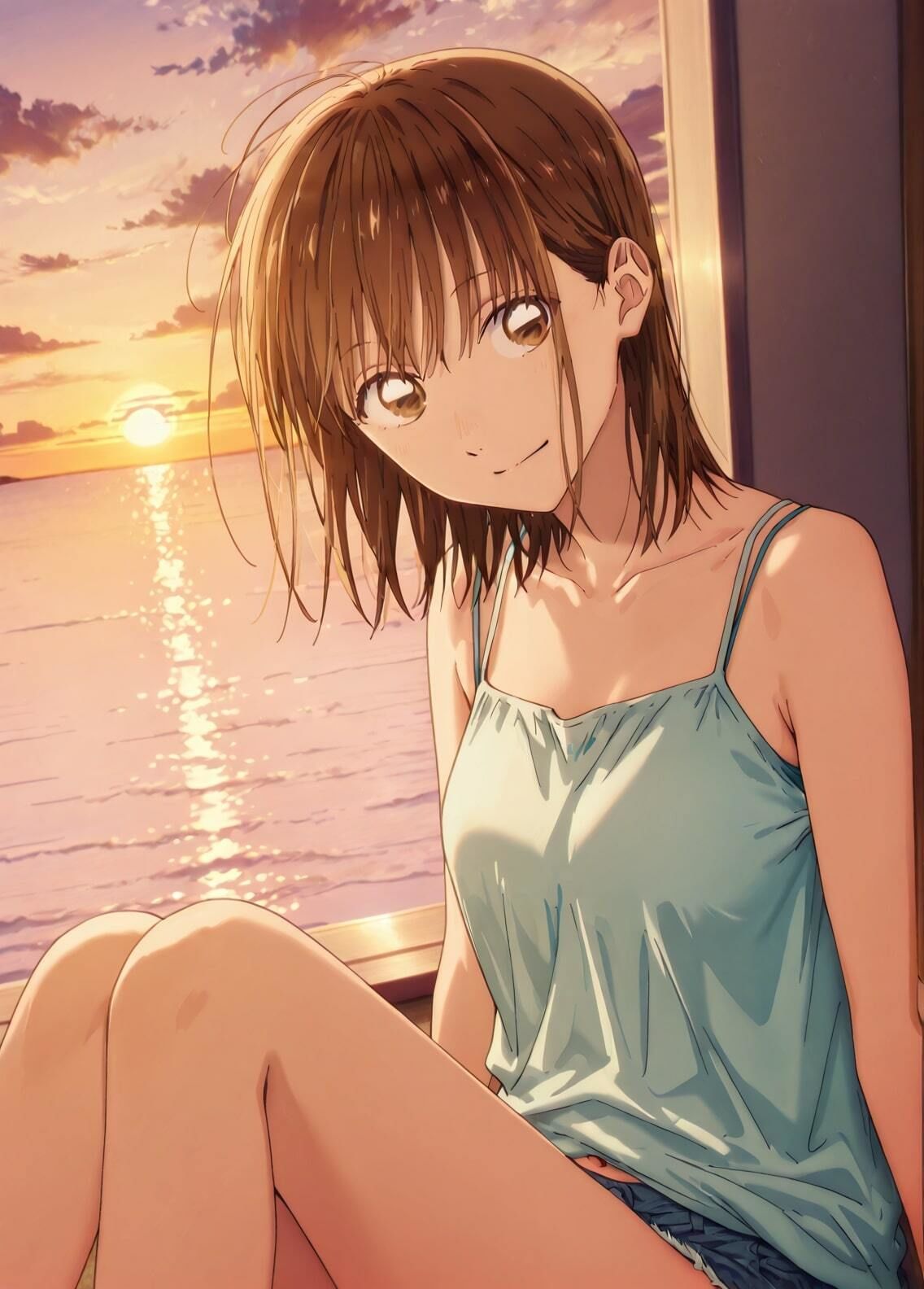 サンプル画像5:「アオのハコ」鹿野千夏セクシー写真集13（全500枚）(人の海) [d_588852]