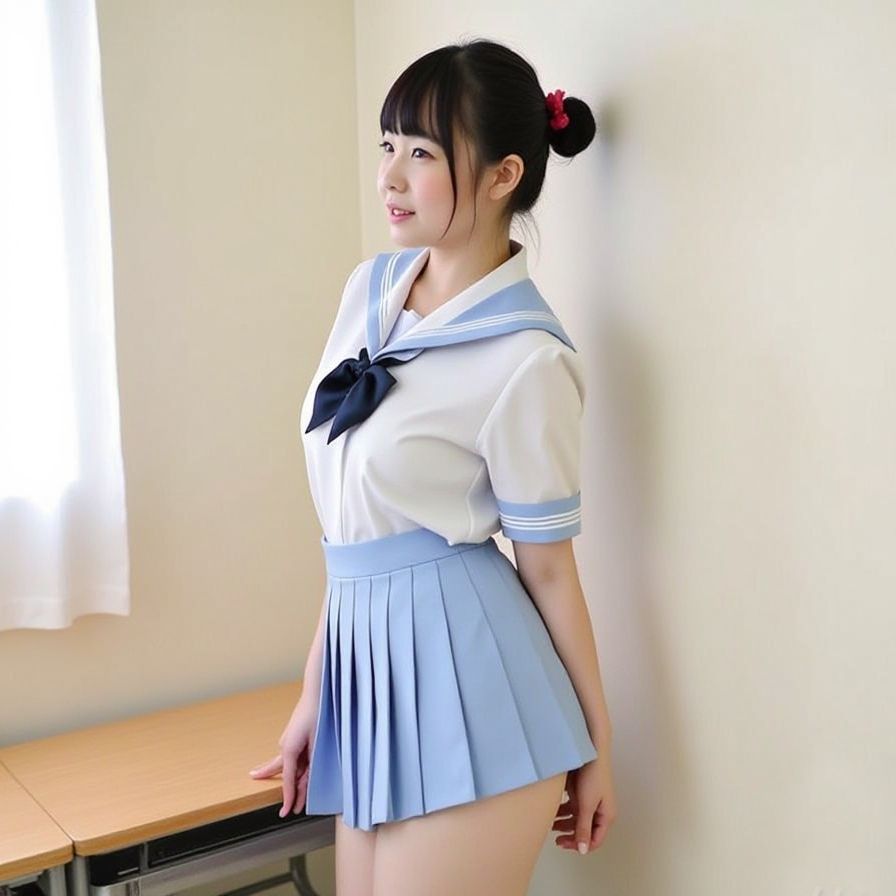 サンプル画像5:制服特化 vol.3 -AIグラビア写真集-(AIグラビア館) [d_588884]