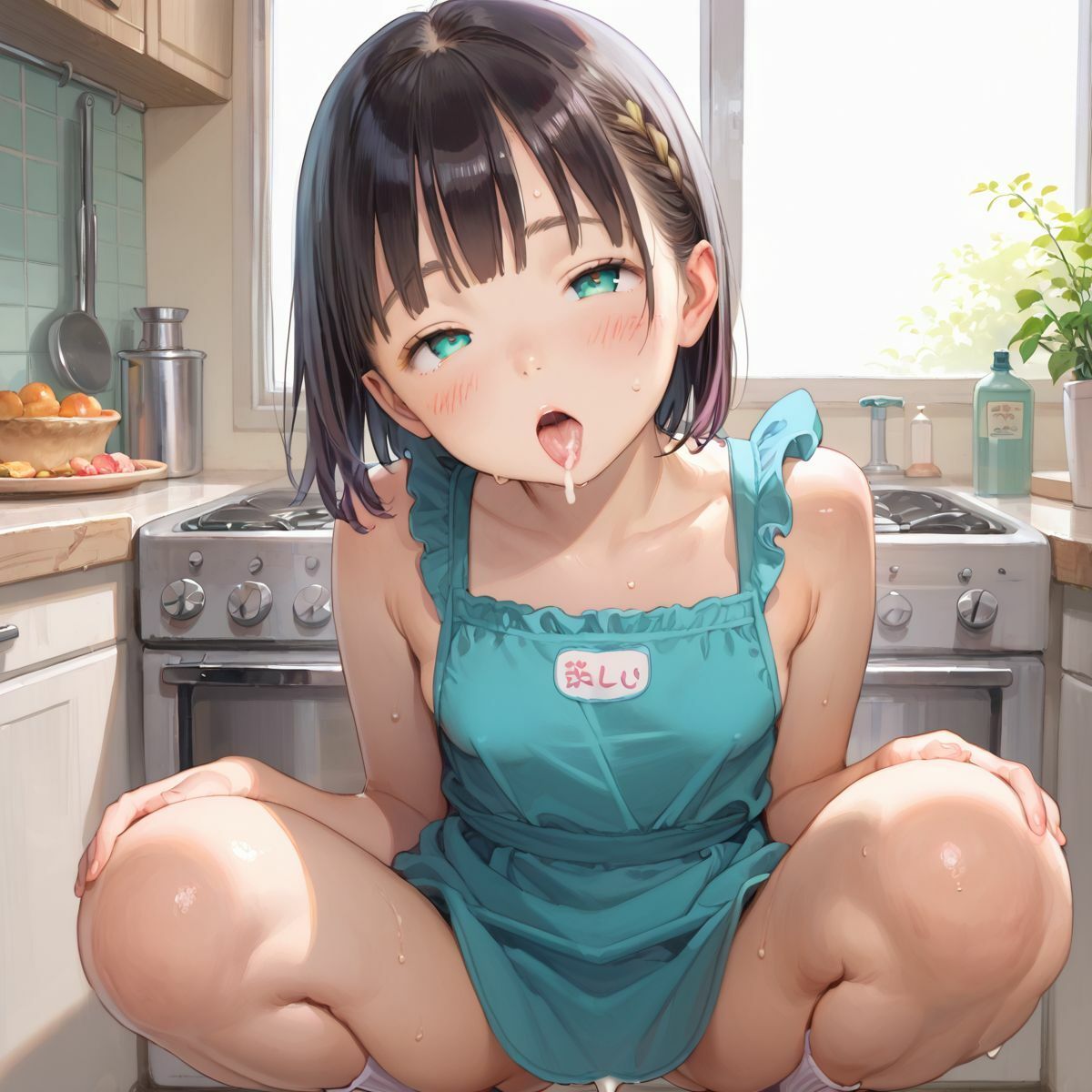 つるぺた娘と朝から晩まで、いつでもどこでも本能のまま、ぬるぬるえっち三昧0210