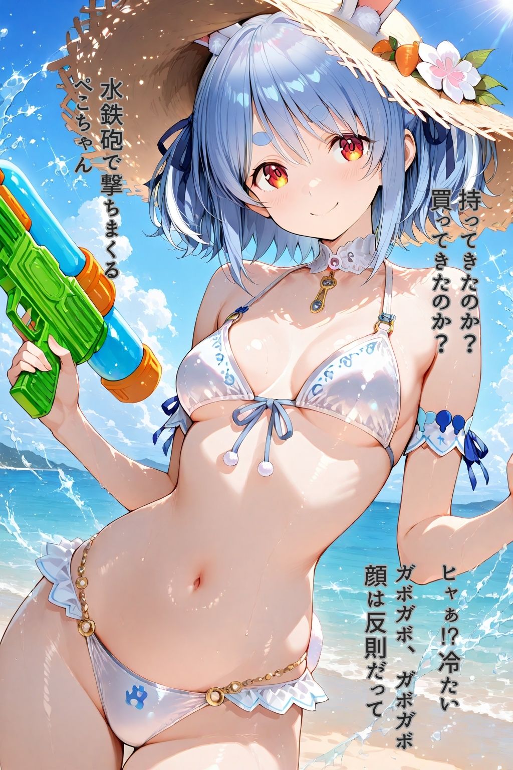 うさぎのバカンス（青パパイヤ編） サンプル画像 3