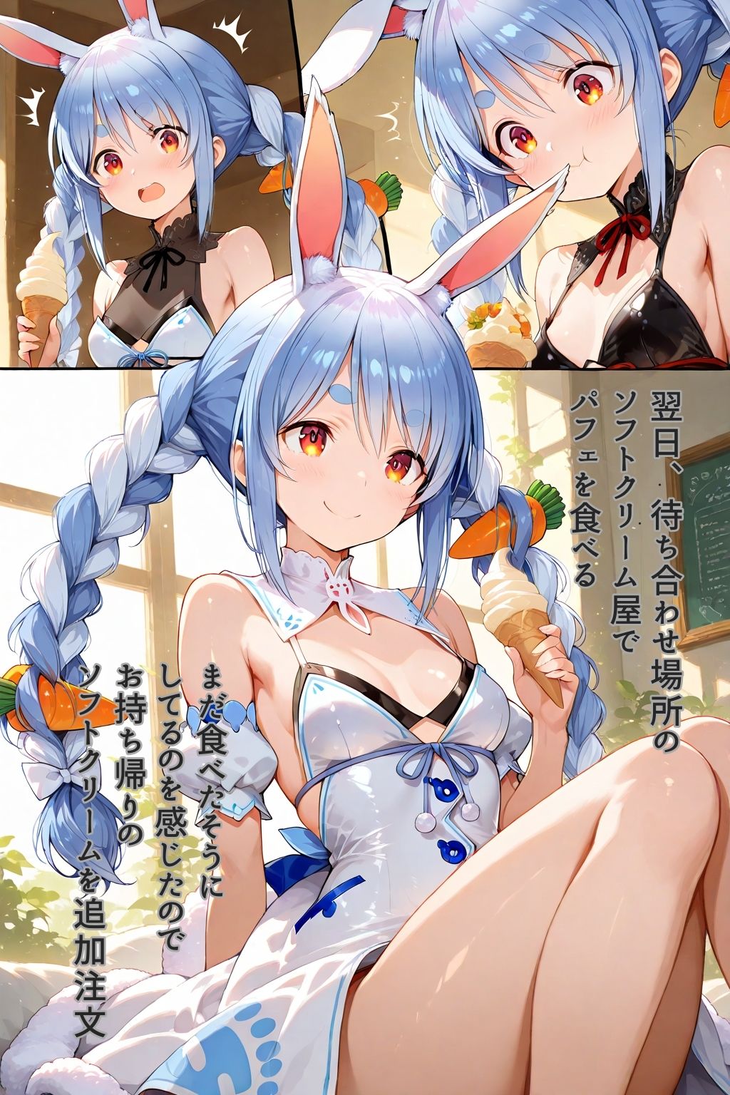 うさぎのバカンス（青パパイヤ編） サンプル画像 4