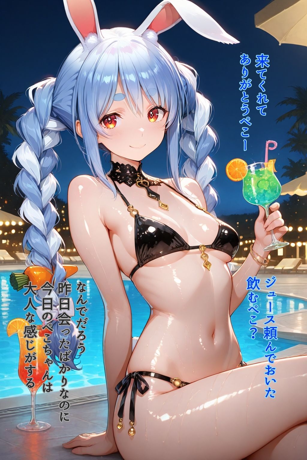 うさぎのバカンス（青パパイヤ編） サンプル画像 7